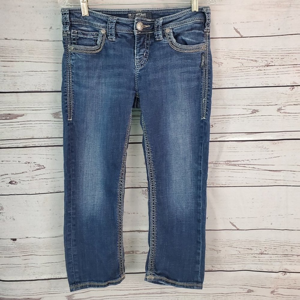 Silver jeans aiko Capri jeans size 29